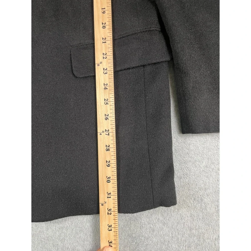 Jos A Bank Mens 46L Sport Coat Black 100% Camelhair 2 Button Blazer Jacket